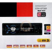 Autorádio GT300 LCD DISPLAY /  MP3 / USB / SD / MMC / AUX