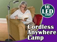 Stojací lampa na čtení, 16 ks LED