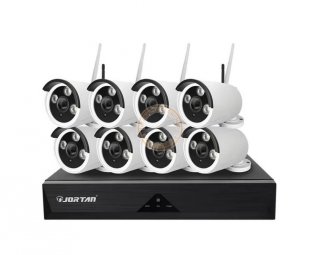 Kamerov systm Jortan Bezdrtov 1024P NVR bezpenostn systm 8 kamer WIFI/IP