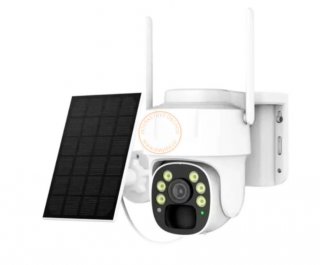 Bezpenostn 4G/LTE solrn kamera V380 (na sim kartu)
